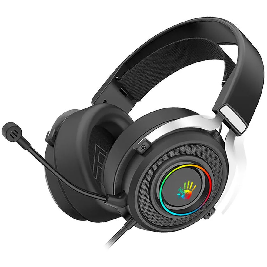 Гарнитура Bloody G535 Black Silver - фото 4