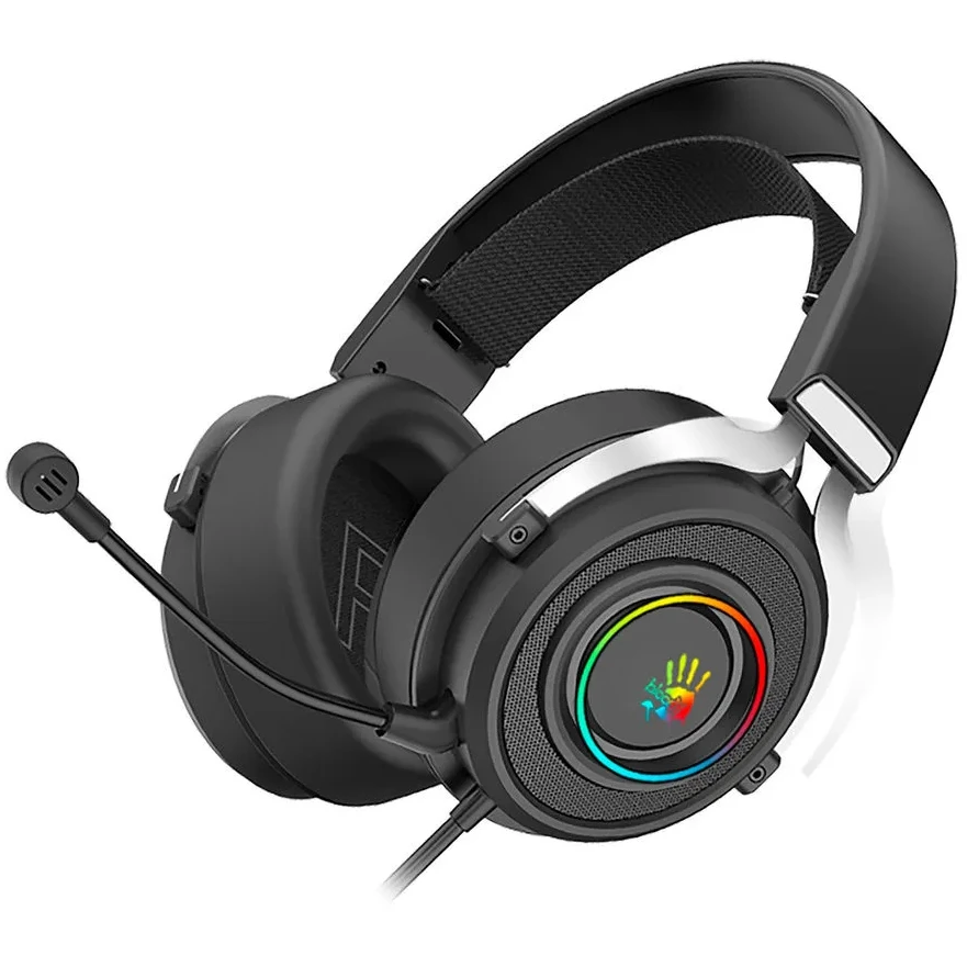 Гарнитура Bloody G535P Black Silver - фото 4