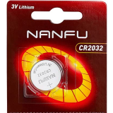 Батарейка Nanfu (CR2032, 1 шт) (CR2032-1B)