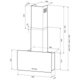 Вытяжка KRONA CLEMENTINA 600 White S (00026676)