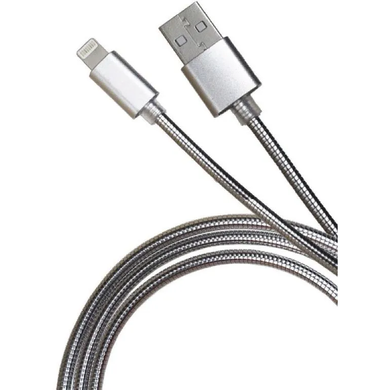 Кабель USB - Lightning, 1м, PREMIER 6-703M2 1.0S Silver