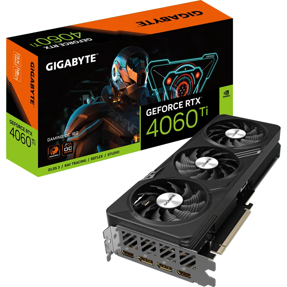 Видеокарта NVIDIA GeForce RTX 4060 Ti Gigabyte 16Gb (GV-N406TGAMING OC-16GD) - фото 8