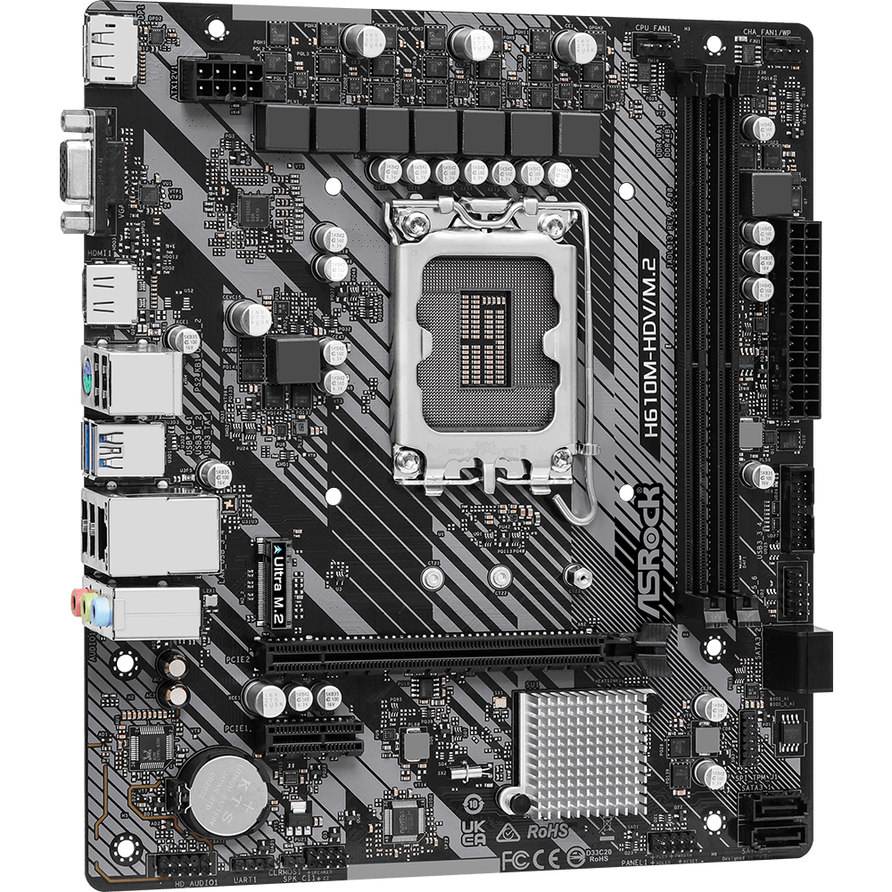 Материнская плата ASRock H610M-HDV/M.2 R2.0 - фото 3