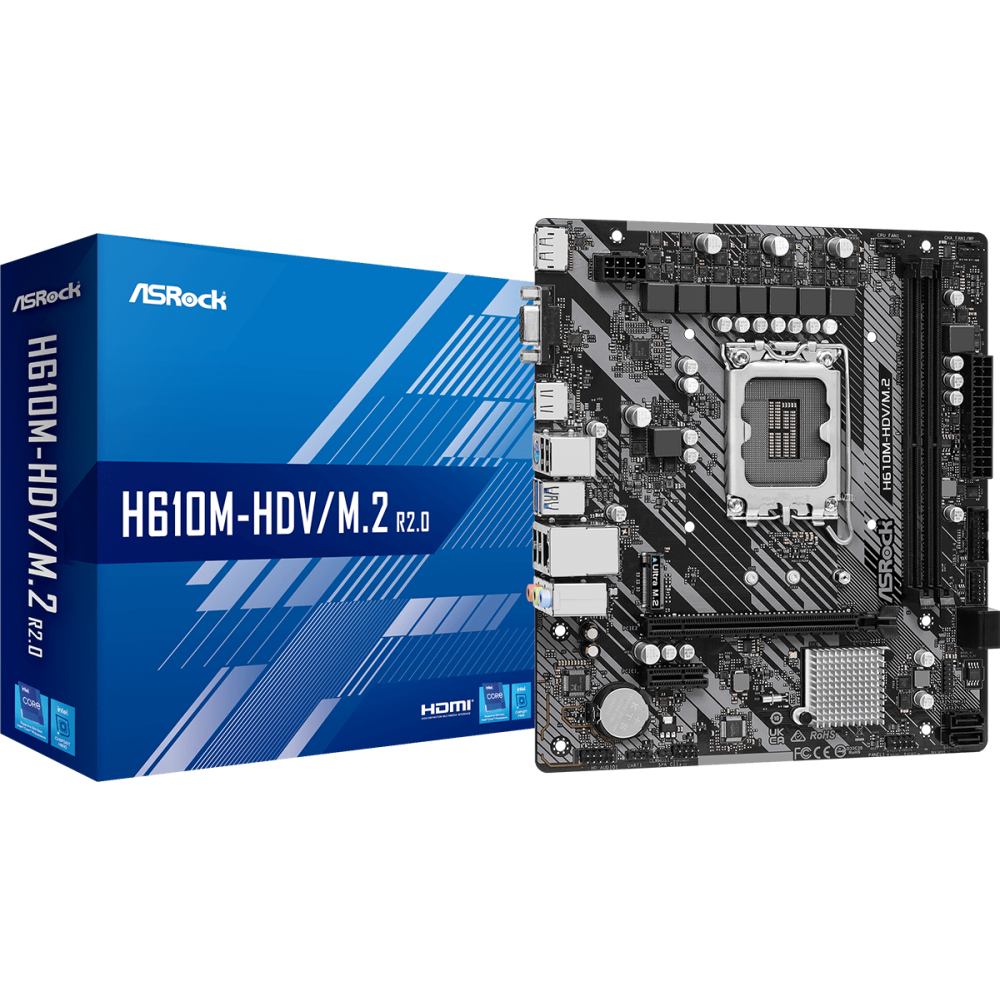 Материнская плата ASRock H610M-HDV/M.2 R2.0 - фото 5