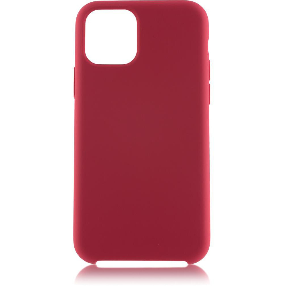 Чехол BROSCO IP11P-SOFTRUBBER-WINE