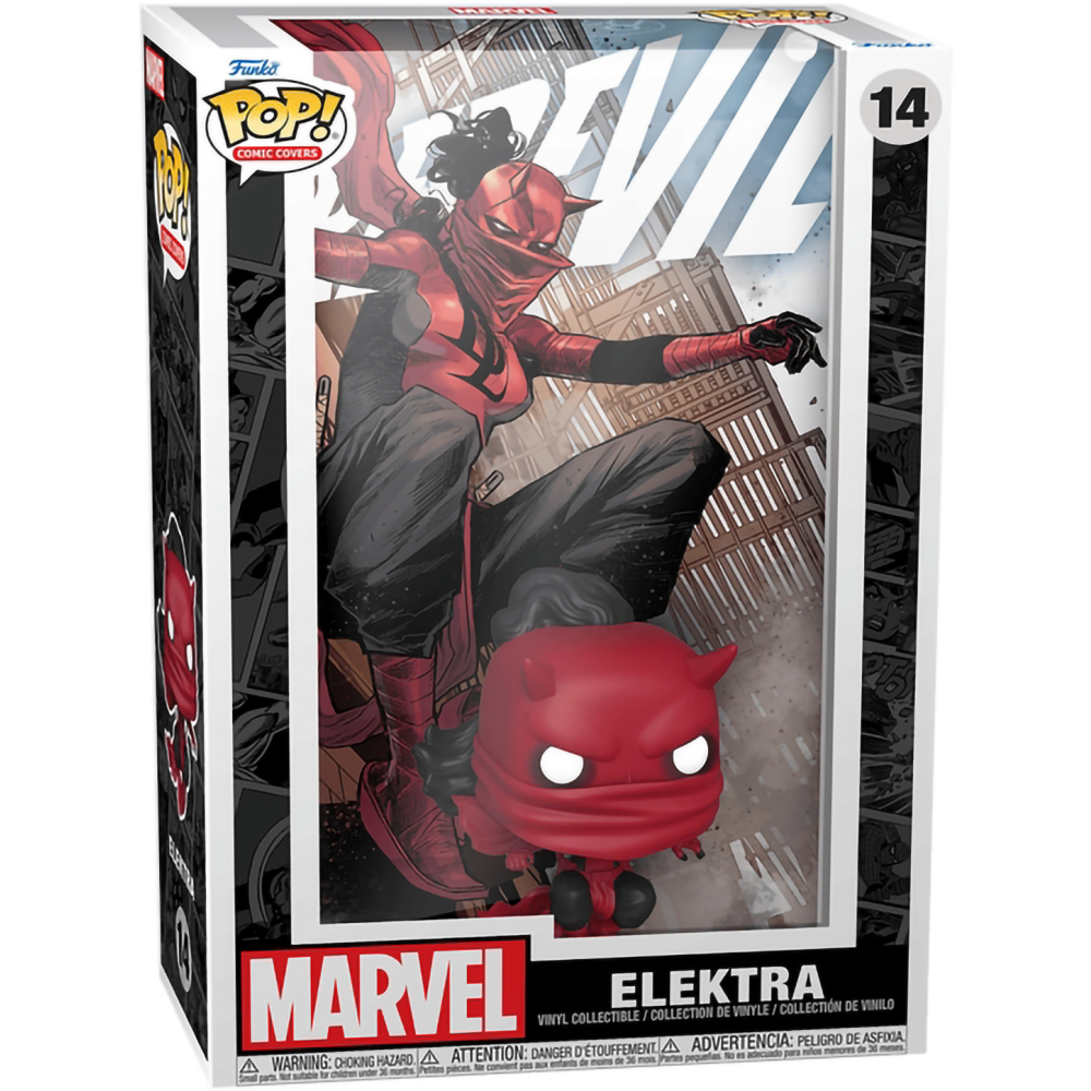 Фигурка Funko POP! Comic Covers Bobble Marvel Daredevil Elektra - 65742 - фото 3