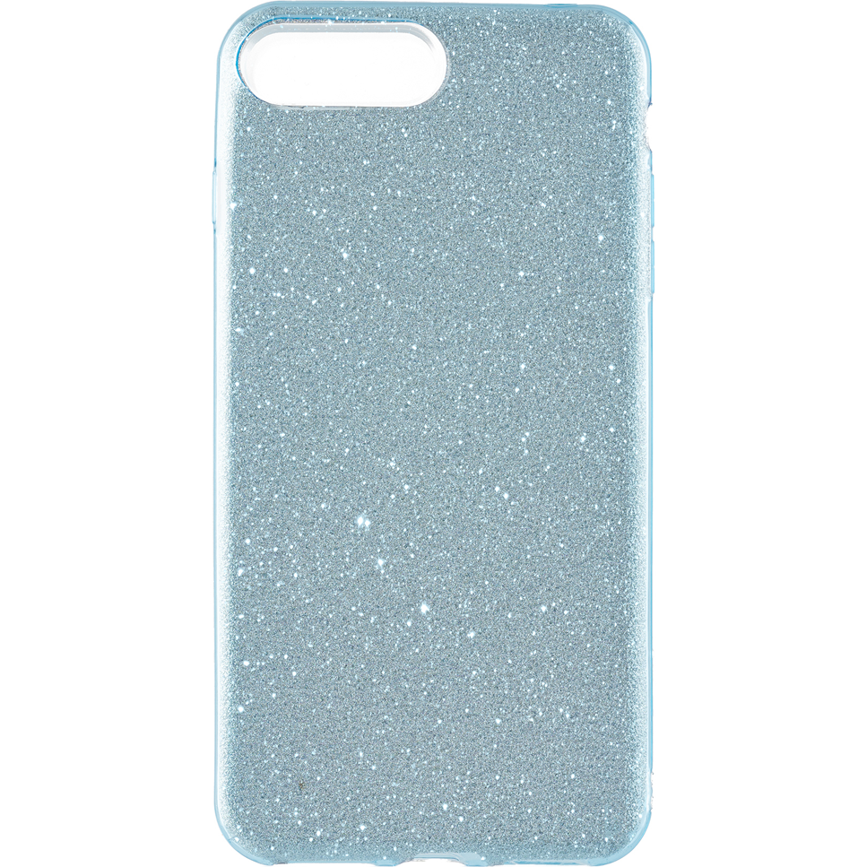 Чехол BROSCO IP7P/8P-SHINE-LITEBLUE