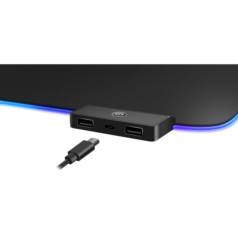 Коврик для мыши Defender Black XXL Hub Light - 50010 - фото 3