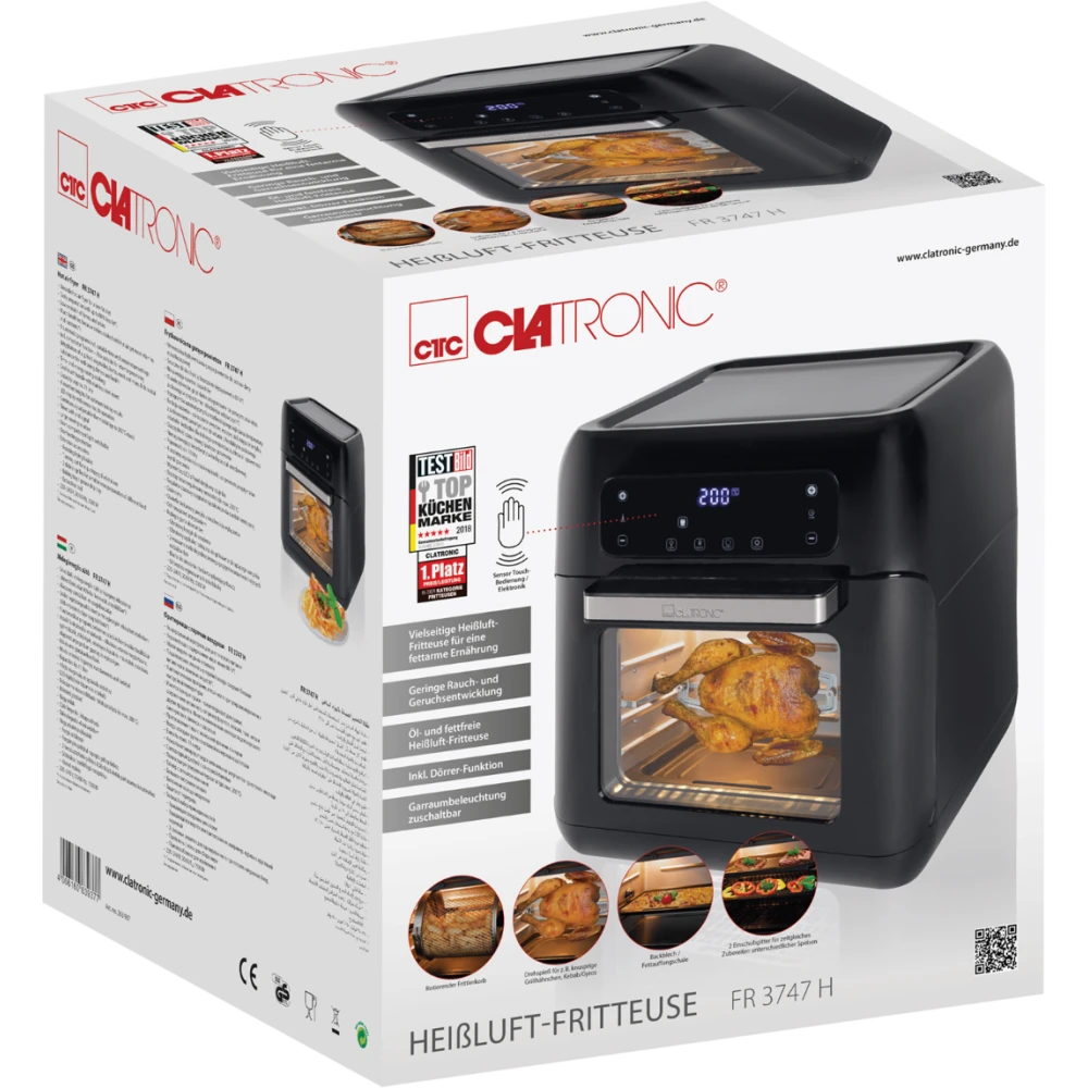 Аэрофритюрница Clatronic FR 3747 H - фото 2