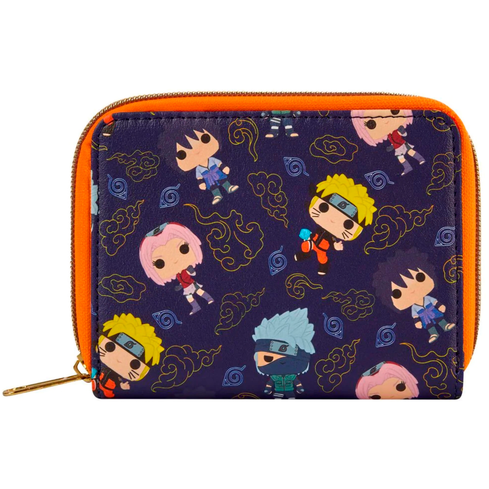 Кошелёк Loungefly POP Naruto Shippuden Team AOP Zip Around Wallet - NRWA0004 - фото 2