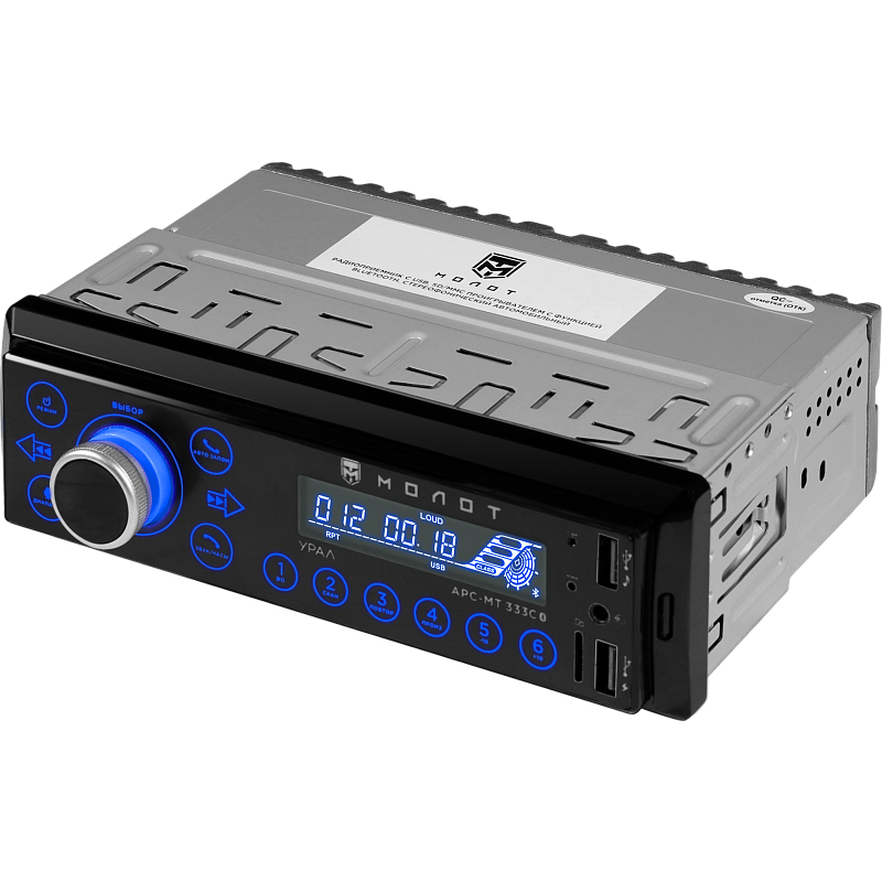 Автомагнитола УРАЛ МОЛОТ АРС-МТ 333С - фото 3