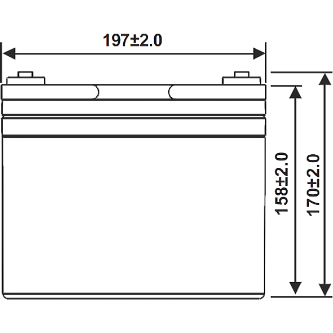 Аккумуляторная батарея WBR EVX12360S - фото 2