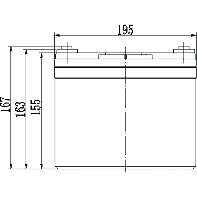 Аккумуляторная батарея WBR GPLG12-33 - фото 2