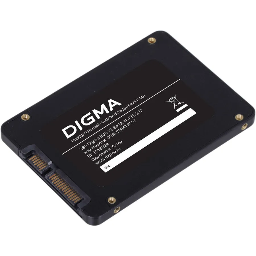 Накопитель SSD 4TB Digma Run R5 (DGSR2004TR53T) - фото 4