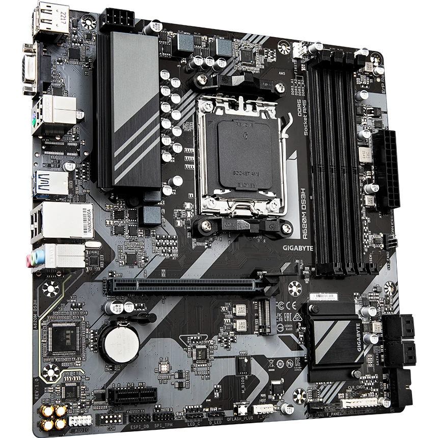 Материнская плата Gigabyte A620M DS3H - фото 2