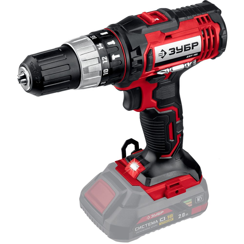 Дрель-шуруповёрт ЗУБР ДШУ-185