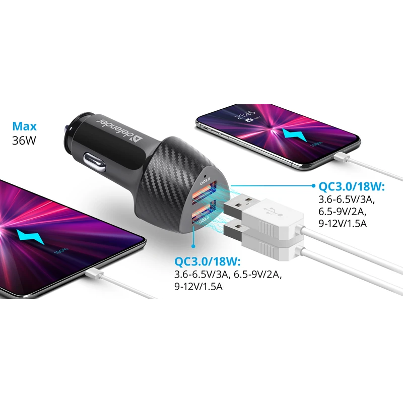 Автомобильное зарядное устройство Defender UCA-81 - 83845 - фото 2