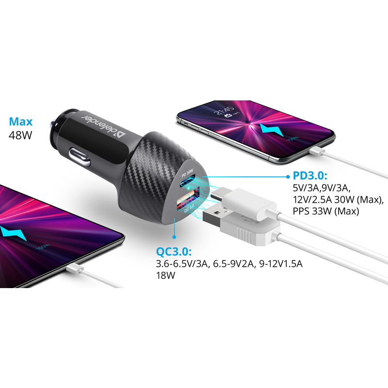 Автомобильное зарядное устройство Defender UCA-92 - 83851 - фото 2