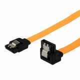 Кабель SATA - SATA, 0.3м, Cablexpert CC-SATAM-DATA90-YL-30CM