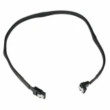 Кабель SATA - SATA, 0.5м, Cablexpert CC-SATAM-DATA90-BLBR-50CM