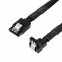 Кабель SATA - SATA, 1м, Cablexpert CC-SATAM-DATA90-BLBR-100CM - фото 2