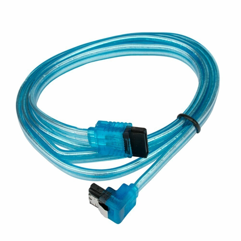 Кабель SATA - SATA, 1м, Cablexpert CC-SATAM-DATA90-TR-100CM