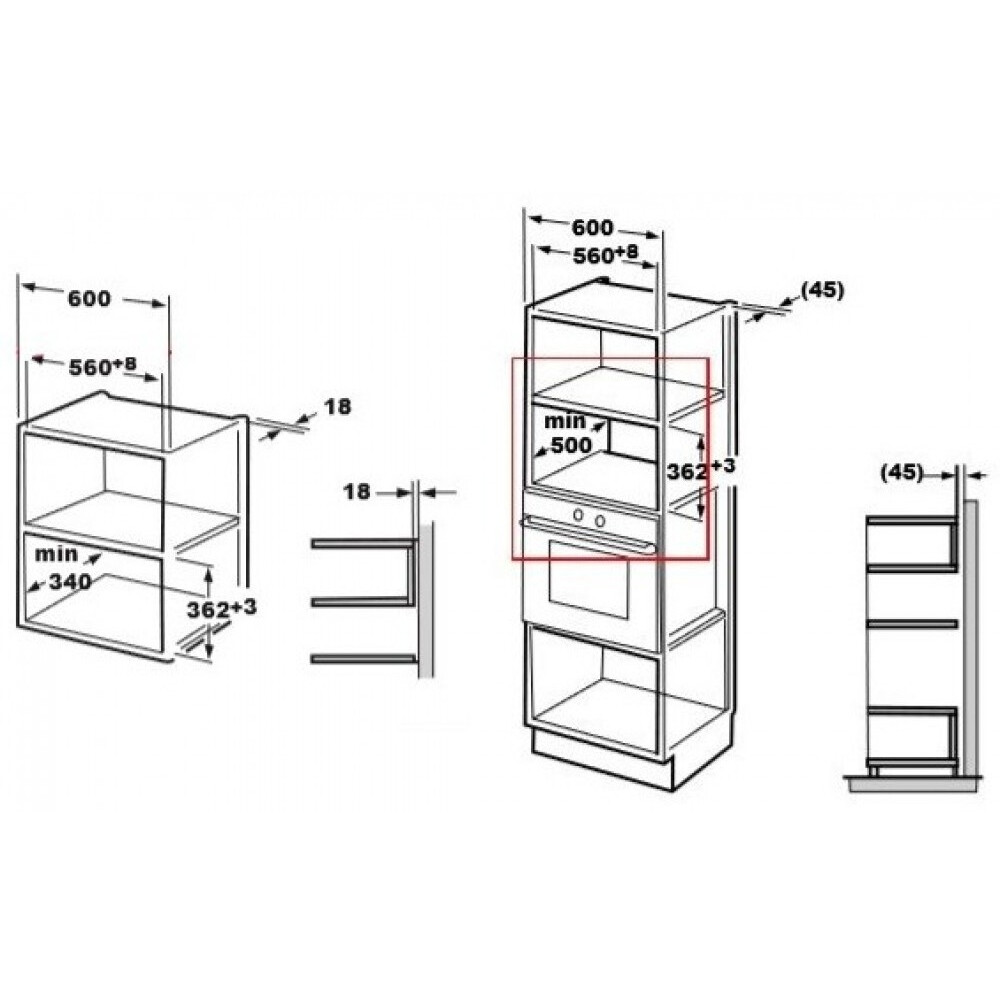 Встраиваемая микроволновая печь Schaub Lorenz SLM EE21D - фото 7