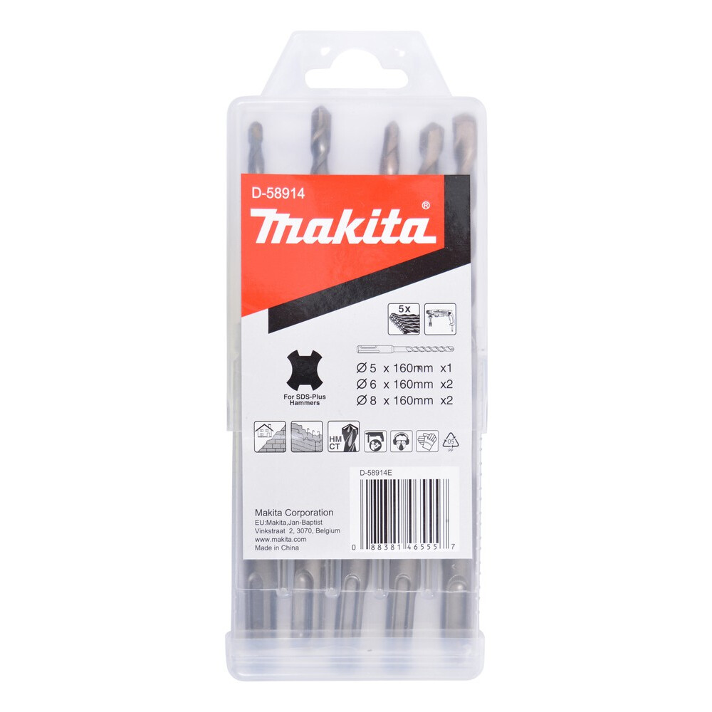 Набор буров Makita D-58914