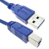 Кабель USB A (M) - USB B (M), 5м, KS-IS KS-520-5