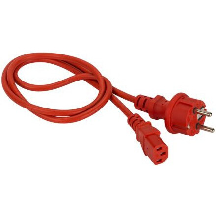 Кабель питания Schuko - C13, 7м, Lanmaster LAN-PP13/SH-7.0-RD