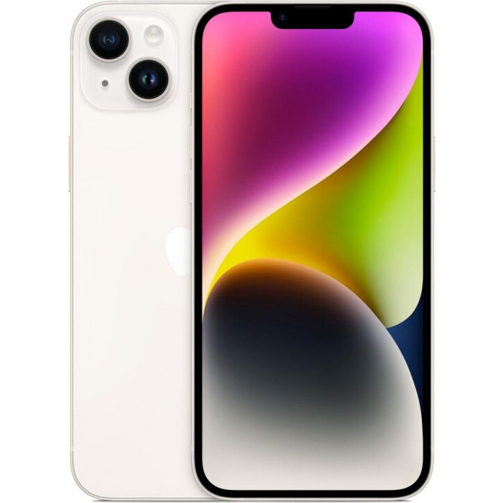 Смартфон Apple iPhone 14 128Gb Starlight (MPUR3AA/A)