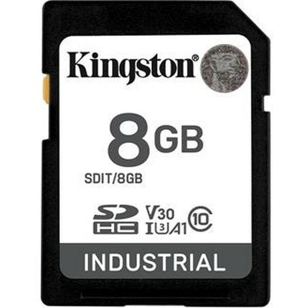 Карта памяти 8Gb SD Kingston Industrial (SDIT/8GB)