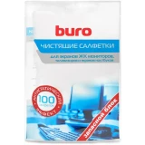 Чистящие салфетки Buro BU-ZSCREEN, 100 шт. (817446)