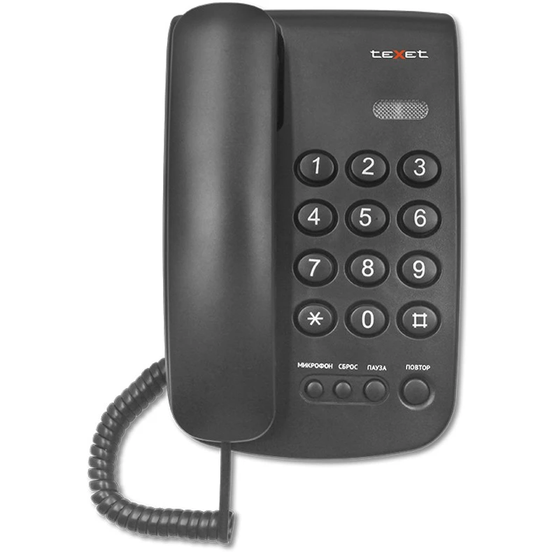 Проводной телефон Texet TX-241 Black
