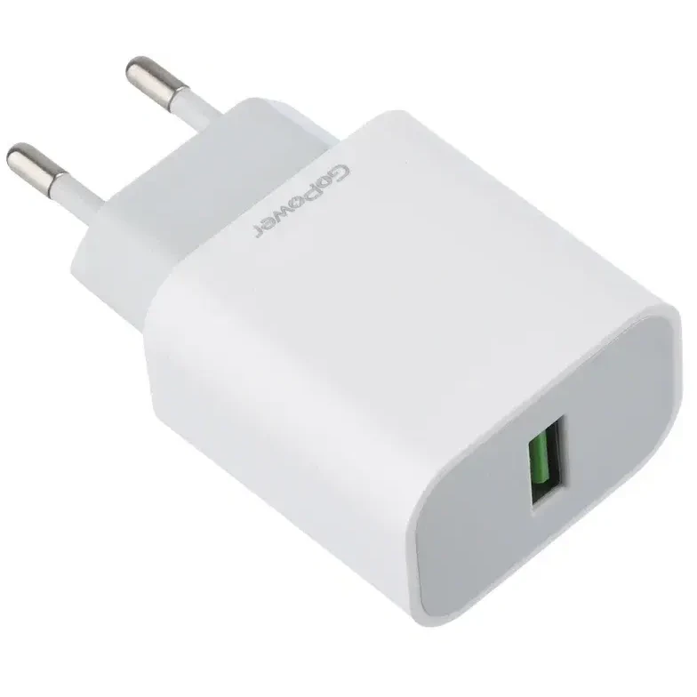 Сетевое зарядное устройство GoPower GPQC07 White - 00-00022767 - фото 2