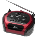 Аудиомагнитола Ritmix RBB-100BT Red
