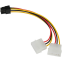 Переходник 2x Molex - PCI-E 6-pin, 0.2м, Cablexpert CC-PSU-63-15CM