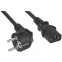 Кабель питания Schuko - C13, 0.6м, Cabeus PC-186-VDE-0.6M