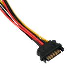 Кабель SATA - 2x Molex, 0.2м, Cablexpert CC-SATA-2MOLEX-20CM