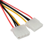 Кабель SATA - 2x Molex, 0.2м, Cablexpert CC-SATA-2MOLEX-20CM