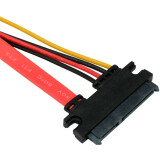 Кабель удлинительный SATA - SATA, 0.3м, Cablexpert CC-SATAMF-715-30CM