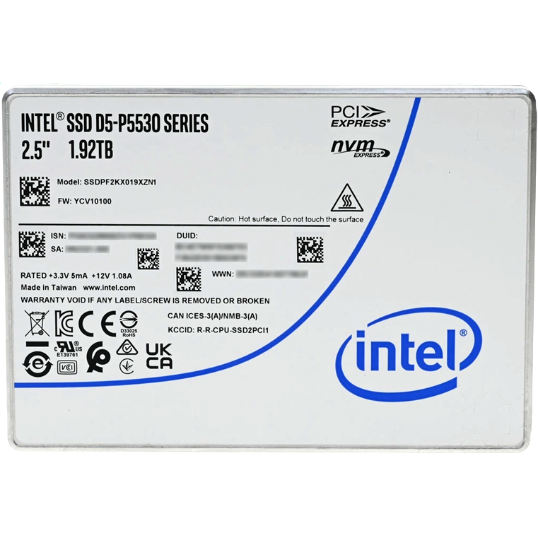 Накопитель SSD 1.92TB Intel D5-P5530 (SSDPF2KX019XZN1): купить в
