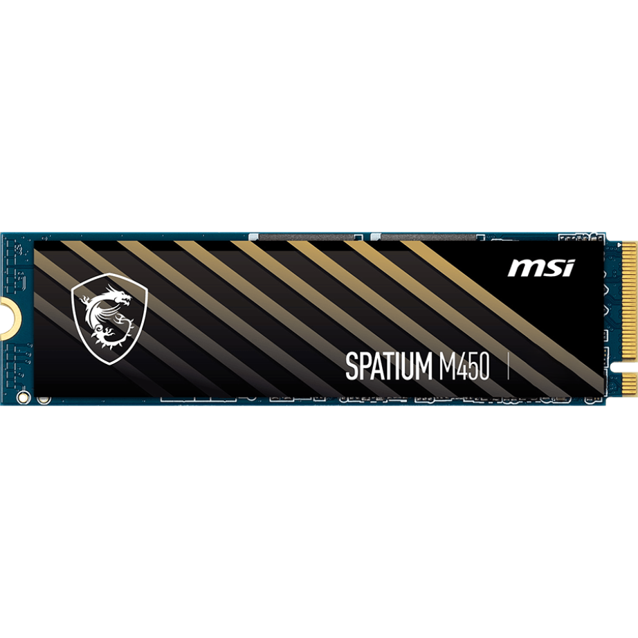 Накопитель SSD 500Gb MSI SPATIUM M450 (SPATIUM M450 PCIe 4.0 NVMe M.2 500GB) - S78-440K220-P83/S78-440K090-P83