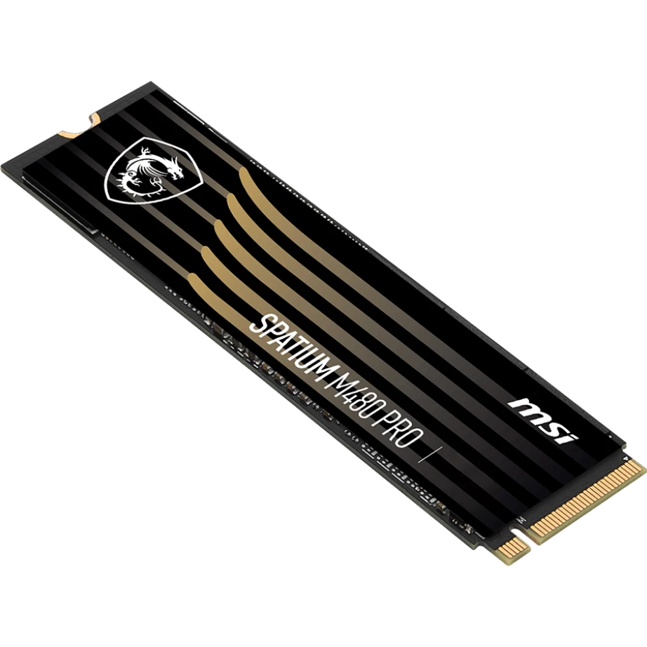Накопитель SSD 1Tb MSI SPATIUM M480 PRO (SPATIUM M480 PRO PCIe 4.0 NVMe M.2 1TB) - S78-440L1G0-P83 - фото 2