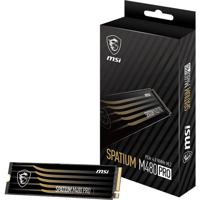 Накопитель SSD 4Tb MSI SPATIUM M480 PRO (SPATIUM M480 PRO PCIe 4.0 NVMe M.2 4TB) - S78-440R050-P83 - фото 5