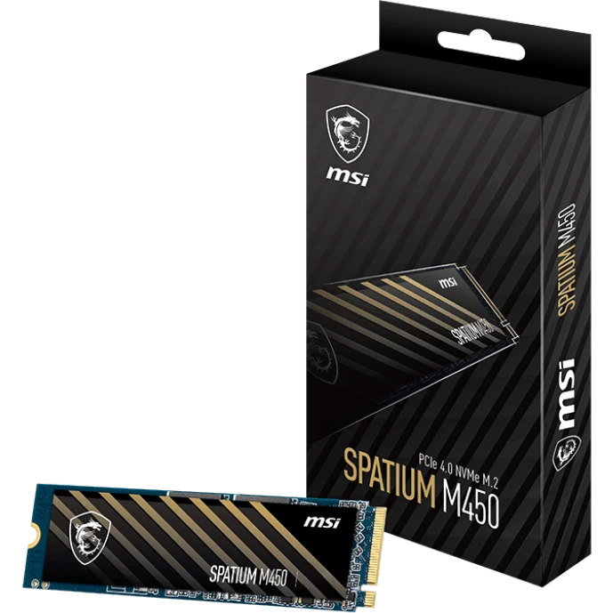 Накопитель SSD 500Gb MSI SPATIUM M450 (SPATIUM M450 PCIe 4.0 NVMe M.2 500GB) - фото 5