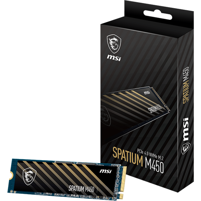 Накопитель SSD 1Tb MSI SPATIUM M450 (SPATIUM M450 PCIe 4.0 NVMe M.2 1TB) - S78-440L980-P83 - фото 5