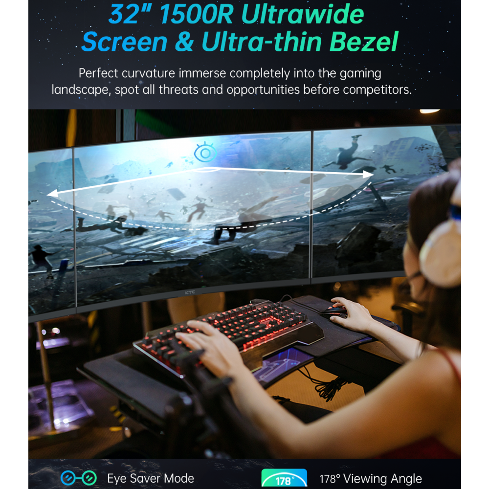 Монитор KTC 32" H32S17 Black - фото 11