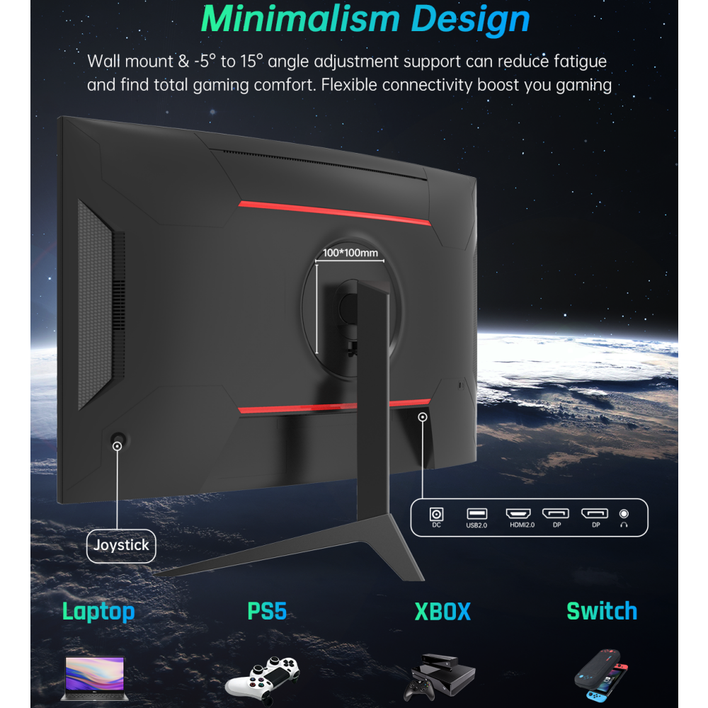 Монитор KTC 32" H32S17 Black - фото 15