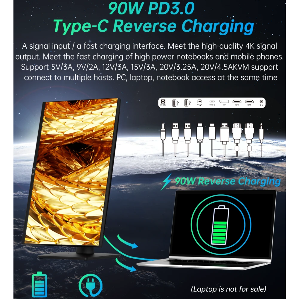 Монитор KTC 27" M27P20P Black - фото 11